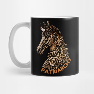 Patriarchy -- Retro Horse Design Mug